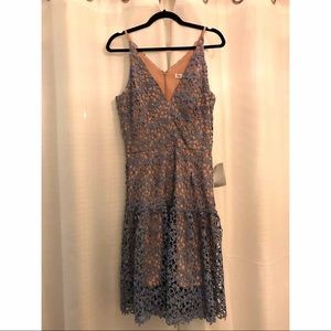 LAST CHANGE Blue Lily Crochet Dress